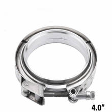 4.0" Male Female Stainless Steel V-Band Flange Exhaust Pipes Downpipe Car Motorcycle V Band Quick Release Clamp  2024 - buy cheap