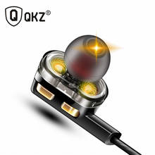 Qkz ak4 fone de ouvido interno hifi, de metal, estéreo, com microfone, para telefone celular, dj 2024 - compre barato