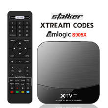 Meelo Plus XTV Smart Stalker Tv Box Android 9.0 Amlogic S905X 2GB 16GB Set Top Box 4K 2.4G 5G Wifi XTREAM CODES Media Player 2024 - buy cheap