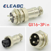 1set GX16 3 Pin Male & Female Diameter 16mm Wire Panel Connector L71 GX16 Circular Connector Aviation Socket Plug 2024 - buy cheap