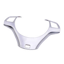 Beler abs tampa de guarnição do volante, de prata, para bmw 3 séries e90 2005 2006 2007 2008 2009 2010 2011 2012 2024 - compre barato