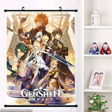 Genshin-Paimon de impacto de juego, pintura Mural de moda para decoración del hogar, arte de colección, ámbar, Ning Guang Diluc, kaeya 2024 - compra barato