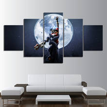 Canvas Art Prints Poster Wall Modular Pictures 5 Pieces Prey Mooncrash Game Spray Painting Bedroom Modern Home obrazy plakat 2024 - buy cheap
