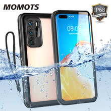 Funda impermeable para Huawei P40 Pro P30 Lite, funda a prueba de golpes para Huawei P30 Pro P20 Pro Mate 20 Pro, funda transparente con soporte 2024 - compra barato