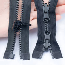 2pcs Meetee 5# Resin Zippers Double-sided Slider 60-100cm Open-end Zipper for Coat Bags Repair Zip DIY Sewing Clothes Accessory 2024 - buy cheap