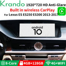 Krando 10.25'' Android 10.0 Car Radio Multimedia Player For Lexus ES250 ES300 ES350 2013-2018 Navigation Carplay Video Screen 2024 - buy cheap