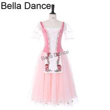 Pink Ballet Tutu Dress Peasant Girl Giselle Maid Tutu Dress Girls Romantic Tutu Dress Ballet Tutu Professional For AdultsBT9239 2024 - buy cheap