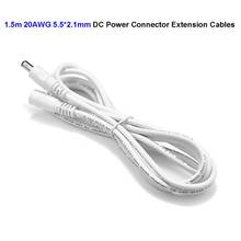 5.5 x 2.1mm DC Power Extension Cable 20AWG 1.5m Electrical Wires 5ft DC Jack Cable For CCTV Camera LED Strip Light Router 2024 - buy cheap