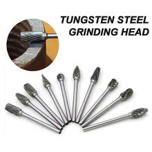 1/8 Tungsten Carbide 3x6mm Drill Bits Rotary Burrs Metal Diamond Grinding Woodworking Milling Cutters For Drill Bits 2024 - buy cheap