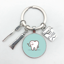 2020 New Dentist Dental Keychain Dental Care Keychain Dentist Fashion Memorial Gift 2024 - buy cheap