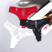 Women Embroidery Lace Panties Sexy Thongs G-string Transparent Underwear for Women Hollow Out Seamless Thongs Briefs Lingerie 2024 - buy cheap