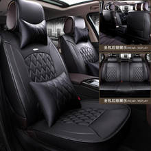 High quality Leather car seat covers fit volkswagen vw passat b5 b6 polo golf tiguan 5 6 7 jetta touran touareg sticker styling 2024 - buy cheap