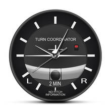 Настенные часы в стиле кабины самолета, тихий беззвучный настенный подарок для летательного аппарата, летательного аппарата 2024 - купить недорого