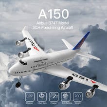 WLtoys Rc Fixed-wing Xk A150 Airbus B747 Model Plane Epp 2.4g Rc Airplane Aircraft Short Charging Time Rtf Glider Toys For Kids 2024 - buy cheap