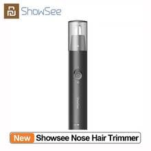 Showsee Mini Nose Hair Trimmer Portable Electric Nose Hair Trimmer High Speed low Noise Painless shaving Nose Hair Trimmer 2024 - buy cheap