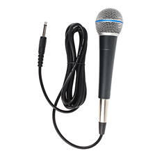 Dynamic Wired Karaoke Microphone Singing Speech Party Handheld Vocal Cardioid Mic for Speaker Stage with on and Off Switch 2024 - buy cheap