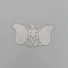 Grande orelha elefante metal corte dados diy scrapbooking álbum cartão de papel decorativo artesanato gravação novo 2019 2024 - compre barato