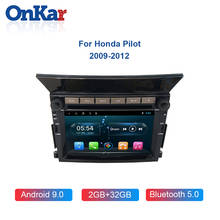 ONKAR Android 9.0 Car Multimedia Video Player For Honda Pilot 2009 2010 2011 2012 AutoRadio Double Din Car DVD Player 2024 - buy cheap