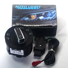 OEM Original Chrome Switch + Auto Headlight Sensor For VW Passat B6 B7  Golf MK6 VI MK5 5ND 941 431 B 5ND941431B 2024 - buy cheap