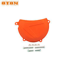 OTOM Motorcycle Clutch Cover-BG02 Plastic Orange Protective Containment Guard For KTM XCF SXF EXC XCW HUSQVARNA FC FS FE 450 2024 - buy cheap
