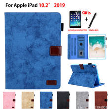 Funda para Tablet para iPad 10,2 2019 Funda inteligente para Apple iPad 7th Generation A2200 A2198 A2232 Carcasa protectora Capa + regalo 2024 - compra barato