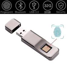 Memoria Flash USB 3,0, memoria de identificación de alta velocidad, portátil, con cifrado de huella dactilar, 32GB 2024 - compra barato
