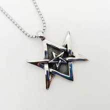 Vintage 316 stainless steel Geometric 5 pointed star pendant necklace mens cool fashion star pentagon necklace jewelry 2024 - buy cheap