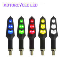 Execução Acende as Luzes de Sinalização Direcional Led Motorcycle Piscas para Honda Yamaha KAWASAKI Z1000SX Fz16 Cb650f Cb500x 2024 - compre barato