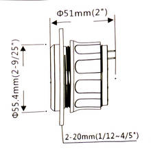 COMBO Fuel Level Gauge Meter w/ Fuel Sensor E-12-F Pointer 2"/52mm 2024 - buy cheap