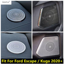 Dashboard Instrument Panel Speaker Door Sound Cover Trim Stainless Steel Interior For Ford Escape / Kuga 2020 - 2022 Accessories 2024 - buy cheap