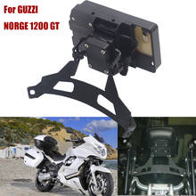 Suporte de para-brisa para motocicleta, placa de navegação gps para telefone celular, compatível com guzzi norge 1200 gt 2024 - compre barato