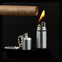 Creative Stainless Steel Torch Lighter Survival Tool Kerosene Oil Flame Lighter Matches Flint Fire Starter Cigarette Accessories 2024 - buy cheap