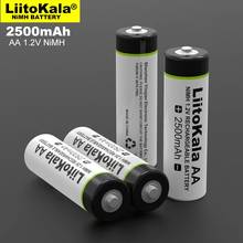 Liitokala 1.2V AA 2500mAh Ni-Mh rechargeable battery AA for Temperature gun remote control mouse toy batteries camera 2024 - buy cheap