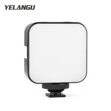 Yanelgu-miniluz LED para vídeo y fotografía, lámpara de relleno, 6500K, regulable, 5W, adaptador de montaje de zapata fría para cámara DSLR Canon, Nikon, Sony 2024 - compra barato