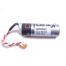 Original Omron CS1W-BAT01 3.6V PLC Lithium Battery Pack with Plug For TOSHIBA ER17500V/3.6V ER17500 3.6V 2700mAh Battery 2024 - buy cheap