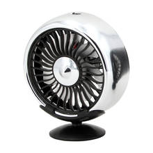 Car Fan with USB cable 360 degree rotatable 12V Adjustable Fan speed independent switch Low Noise Cooling Air fan Car vent 2024 - buy cheap