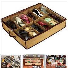 Shoe Organizer 12 Pairs Closet Organizer 12 Shoes Storage Holder Bag Container Case Storer for 12 Shoes 2024 - buy cheap