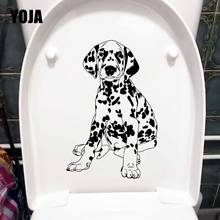YOJA 15.3X22.9CM Cute Dalmatian Pedigree Dog Pet Living Room Home Decor Wall Stickers Toilet Decal T5-1642 2024 - buy cheap