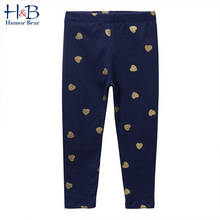 Humor Bear 2022 Children Girls Leggings Pants Autumn Winter Trousers Kids Clothing Cute Toddler Baby Skinny Pencil Cartoon Pants 2024 - buy cheap