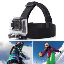 Новый Прочный нескользящий эластичный ремешок на голову для спортивной экшн-камеры GoPro Hero s Аксессуары для Gopro Hero 7 8 9 2024 - купить недорого