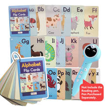 26Pcs/set English Alphabet Cartoon Flash Card Early Education Enlightenment Kindergarten Puzzle Card Educational Games for Kids 2024 - buy cheap