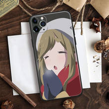 Inuyama Aoi Yuru Camp Anime Soft Silicone Glass Phone Case Cover Shell For iPhone SE 6 6s 7 8 Plus X XR XS 11 12 Mini Pro Max 2024 - buy cheap