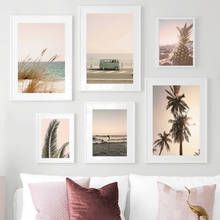 Sea Beach Palm Tree Pineapple Wall Art Canvas Painting Nordic Posters And Prints Landscape Wall Pictures For Living Room Decor 2024 - buy cheap