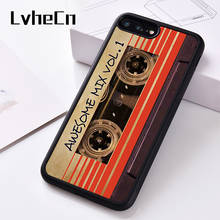 LvheCn силиконовый чехол для телефона iPhone 6 6S 7 8 Plus 5 5S SE X XS XR 11 PRO MAX mix кассета громкость 2024 - купить недорого