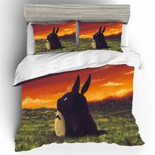 Cartoon 3D printed King Size Bedding Set Cute  Duvet Cover Bed Sheets and Pillowcases Bedding Sets Line Cotton Bed Sheets 2024 - buy cheap