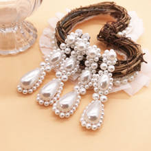 Elegant Earrings Long European Pearls Statement Jewelry Waving Pendant Accessories For Women's Gift 2024 - buy cheap