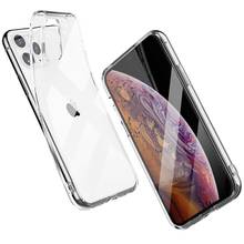 Arvin чехол для iPhone 11 Pro XS Max X XR 6 6s 7 8 Plus чехол прозрачный чехол анти-желтый противоударный чехол 2024 - купить недорого