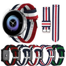 Часы galaxy 42 мм для Samsung Galaxy watch Active 2 40/44 мм спортивный браслет 20 мм ремешок для часов samsung active 2 band 2024 - купить недорого