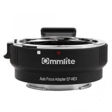 Adaptador de lente commlite, foco automático, canon eos, ef, sony, e-mount, adaptador nex a7, a7r, suporte de lente 2024 - compre barato