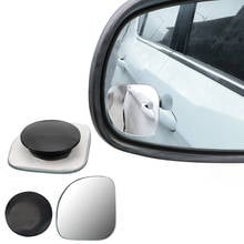 2 pces acessórios do carro ajustável espelho de ponto cego grande angular redondo convexo estacionamento auxiliar espelho retrovisor 360 graus 2024 - compre barato